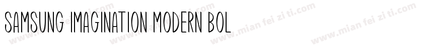Samsung Imagination Modern Bold Con字体转换